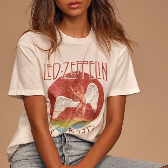 Led Zeppelin U.S. Tour 1975 Graphic Band Tee - Picture 8 of 10